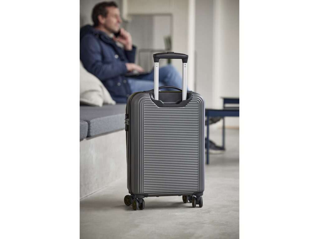 Kabinekuffert 35 x 21 x 56 cm Grå/Mørk grøn ABS