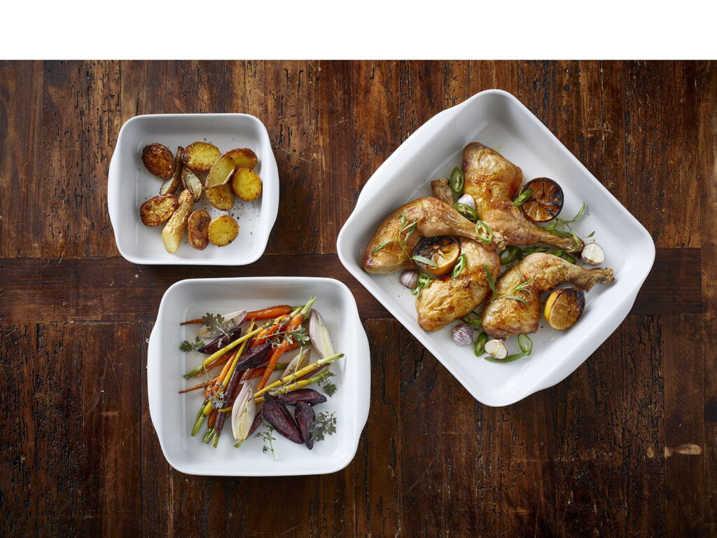 Kvadratfadsæt nr. 2, 3 og 4 Serie Originale Hvid