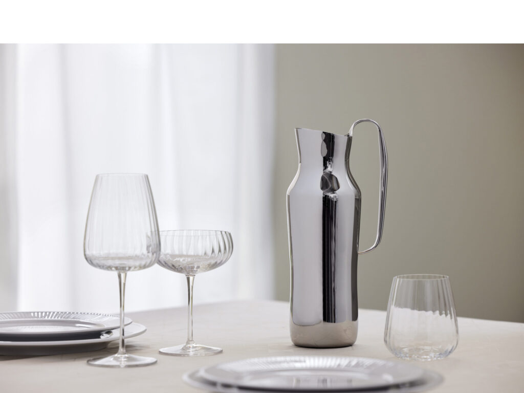 Karaffel Dorotea 1,3L 30 cm Blankt stål