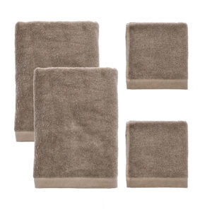 Södahl Håndklæder str. M, Comfort Organic taupe SAMPAK