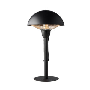 Terrassevarmer til bord 1500 watt Sort