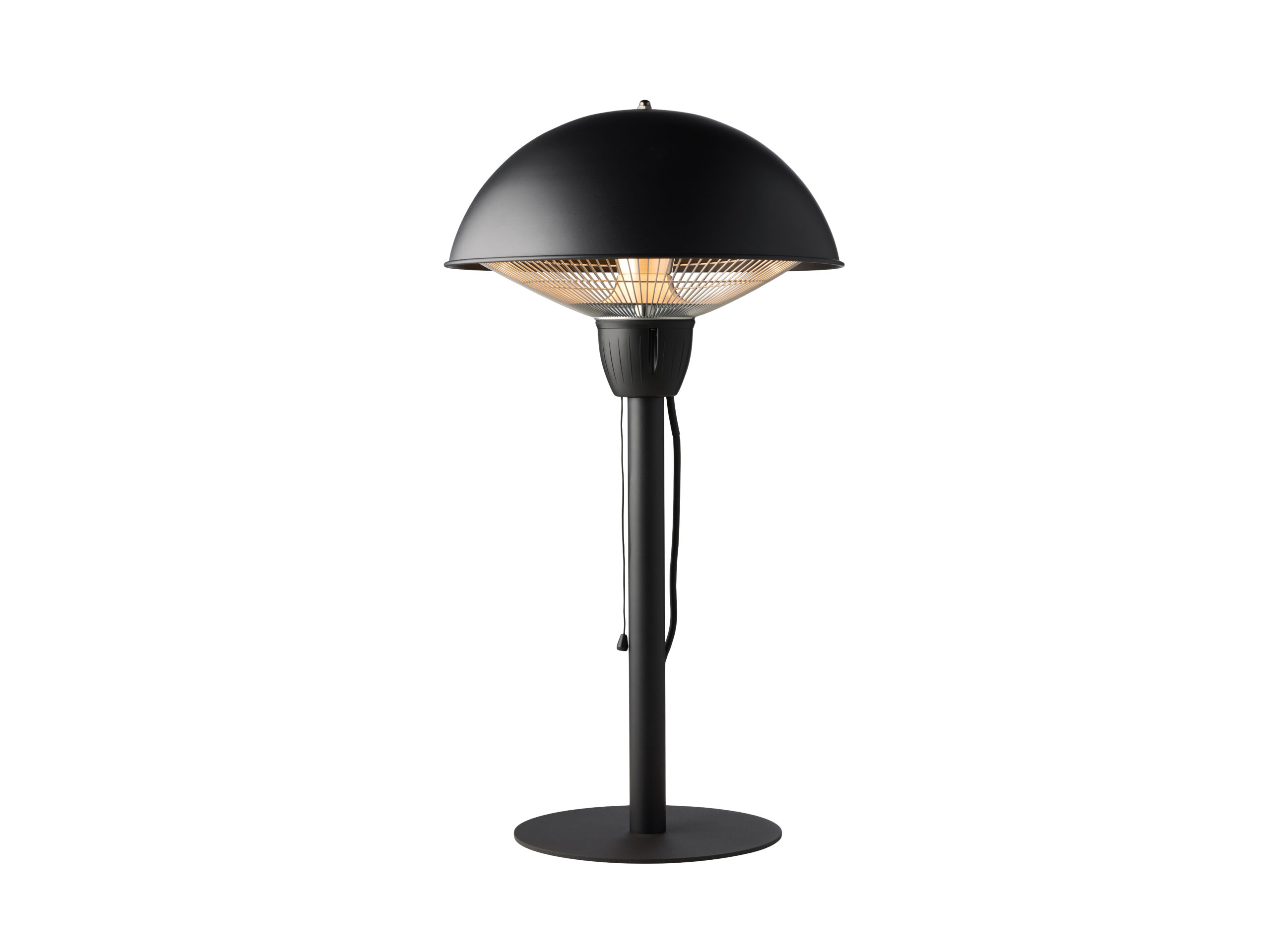 Terrassevarmer til bord 1500 watt Sort