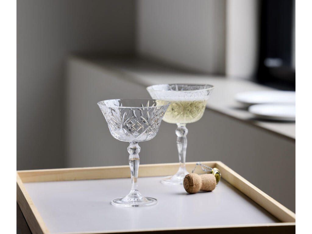 Champagneskål Melodia 26 cl 4 stk.