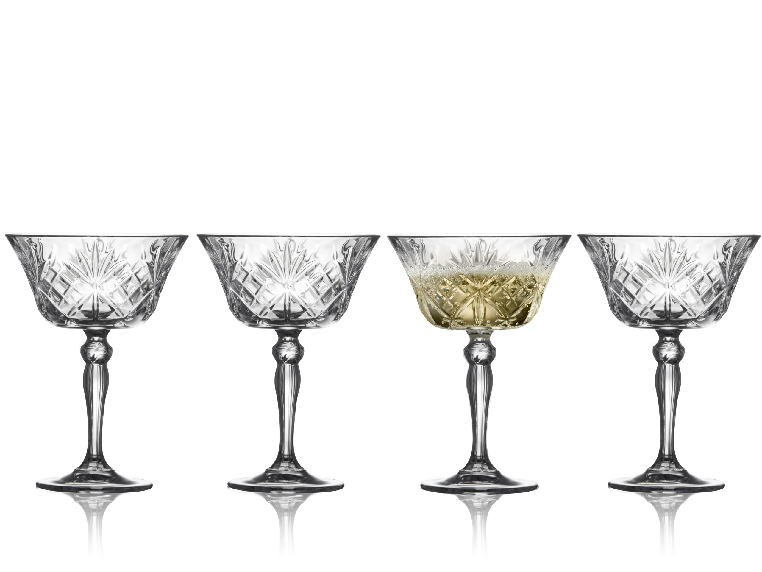 Champagneskål Melodia 26 cl 4 stk.