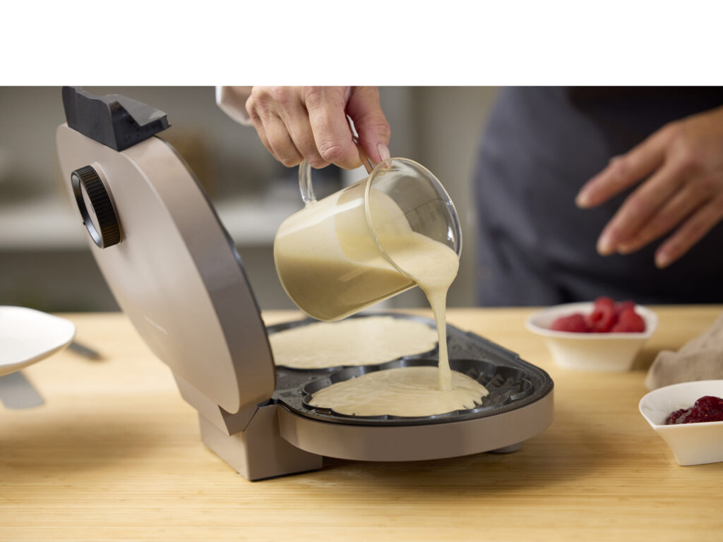 Dobbelt vaffeljern 1600 watt Latte