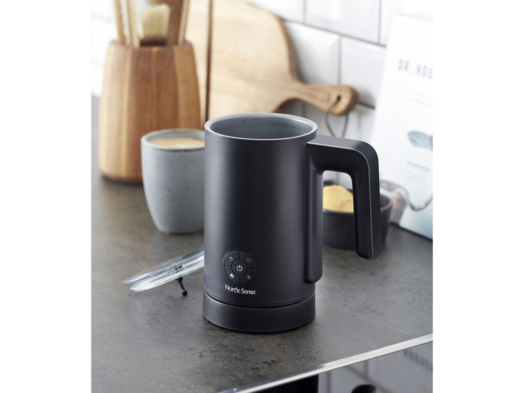 Mælkeskummer Mat sort