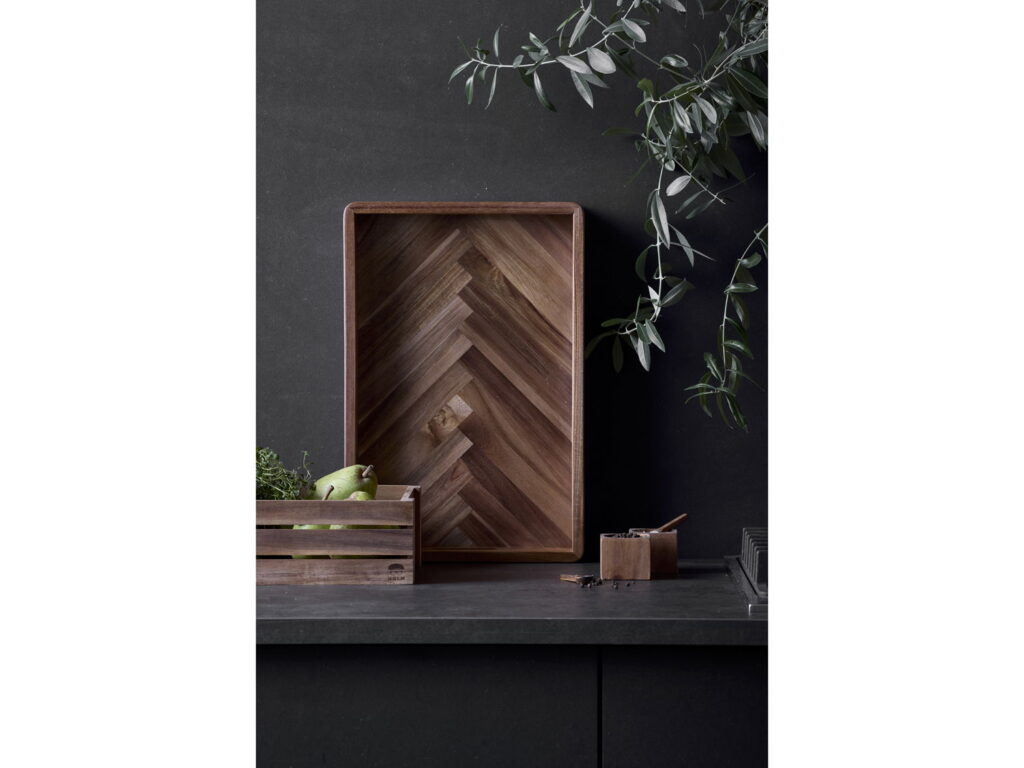 Bakke Sildeben 45,7 x 30,5 x 6,3 cm Akacietræ