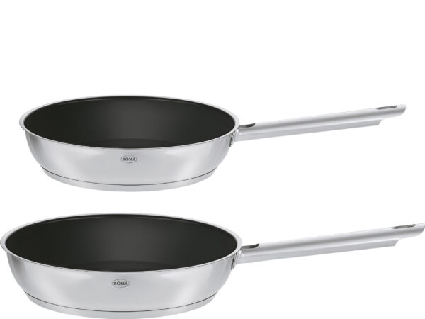 Stegepandesæt PureElements 20+28 cm Stål/Sort