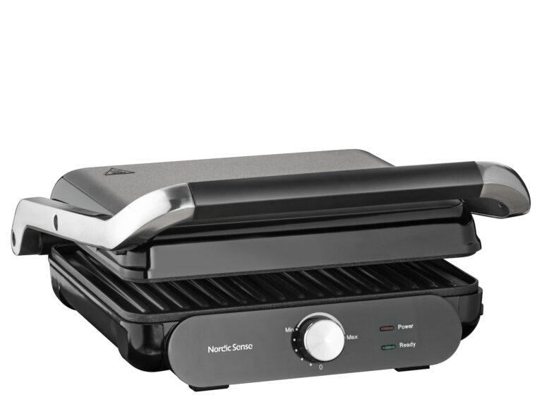 Paninigrill aft. plader 2000 watt Sort