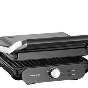 Paninigrill aft. plader 2000 watt Sort