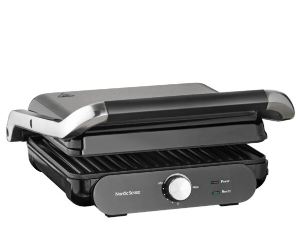 Paninigrill aft. plader 2000 watt Sort