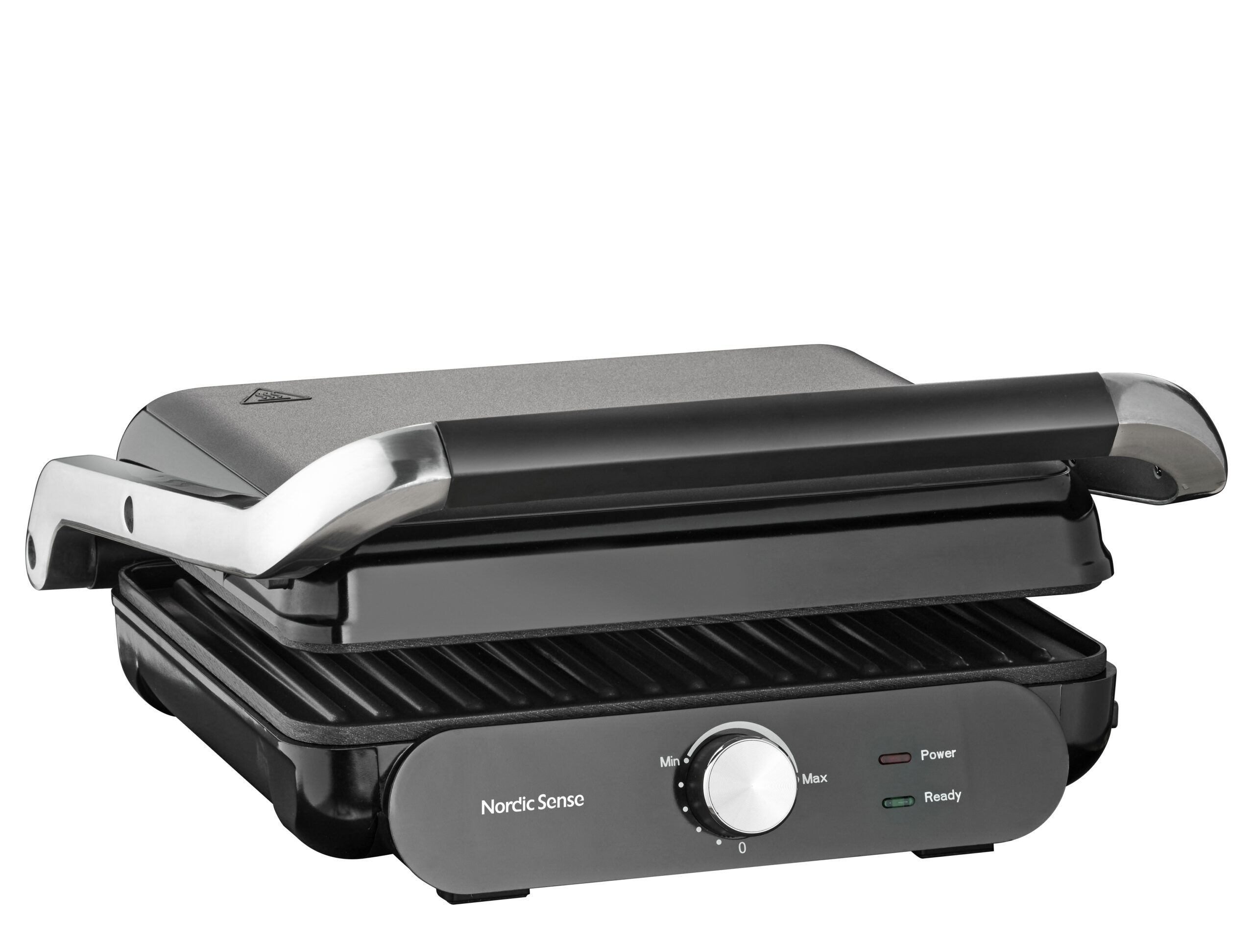 Paninigrill aft. plader 2000 watt Sort