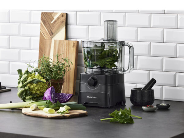 Foodprocessor 1000 watt 3,5 liter Sort