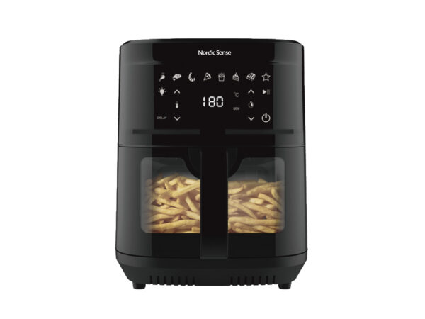 Airfryer 2000 watt 9 liter Sort