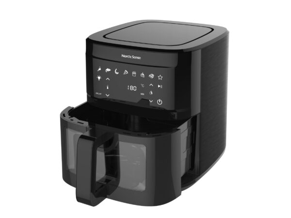 Airfryer 2000 watt 9 liter Sort