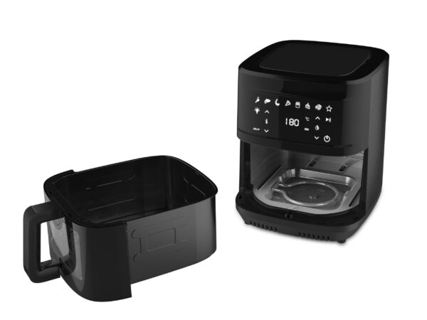 Airfryer 2000 watt 9 liter Sort