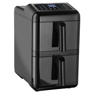 Airfryer double stack 2900 watt 11,6 liter Sort