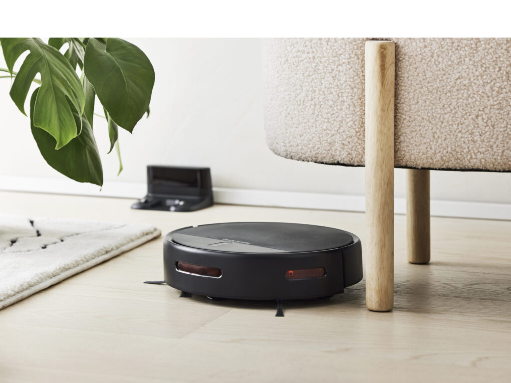 Robotstøvsuger med ladestation Black