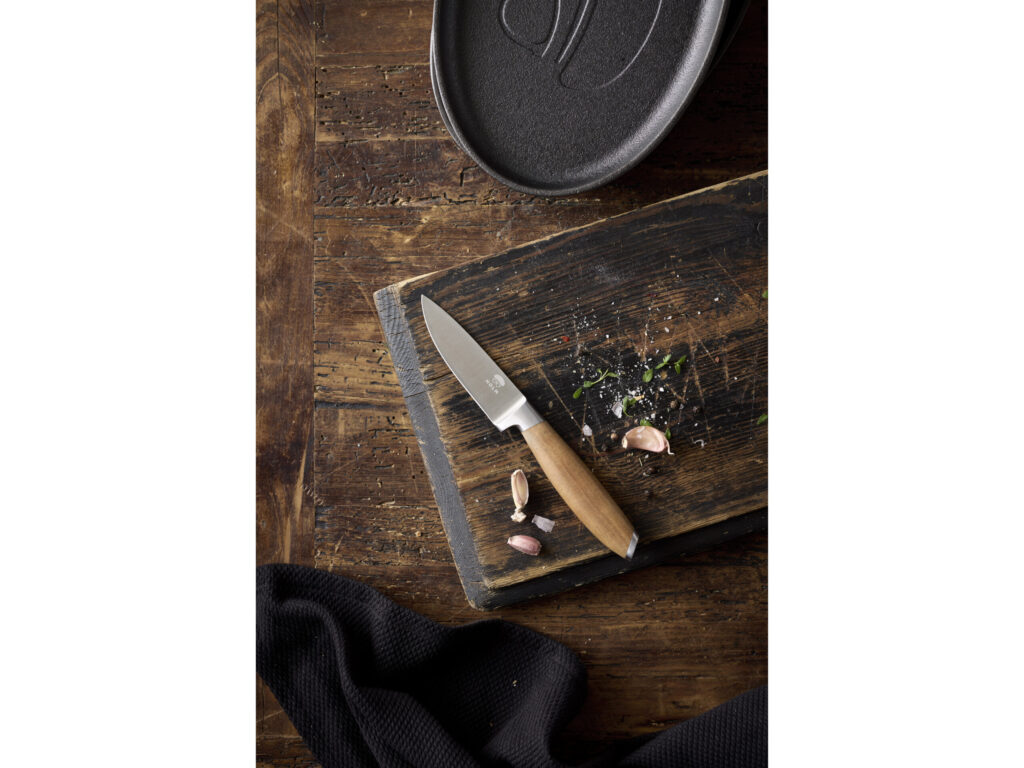Knivsæt 5 dele Rustfrit stål/Akacie