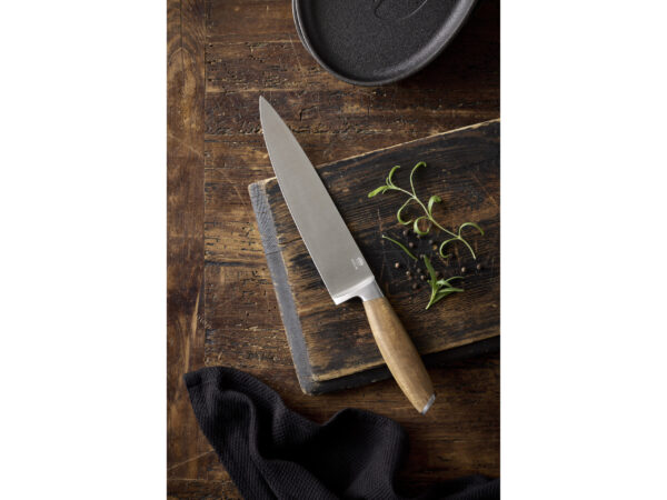 Knivsæt 6 dele Rustfrit stål/Akacie
