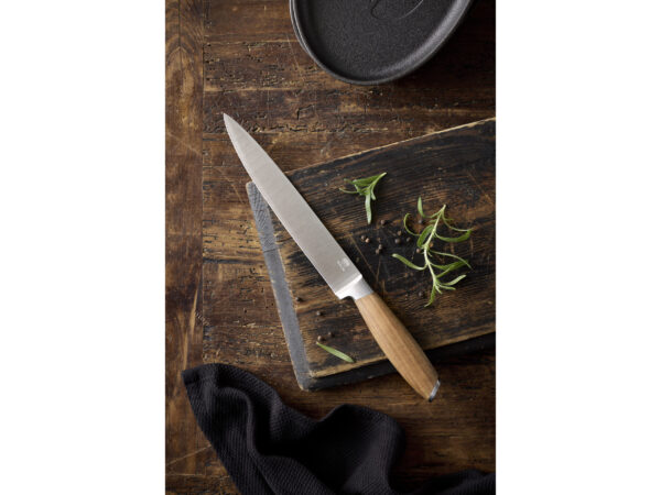 Knivsæt 6 dele Rustfrit stål/Akacie