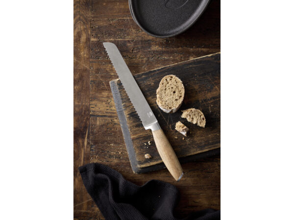 Knivsæt 6 dele Rustfrit stål/Akacie