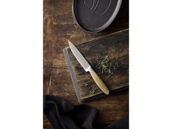 Knivsæt 6 dele Rustfrit stål/Akacie