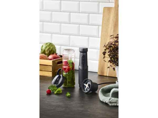 Stavblendersæt 1200 watt Sort