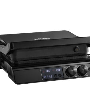Digital paninigrill 2000 watt Sort