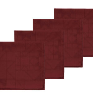 Stofservietter Star Red 4 stk.
