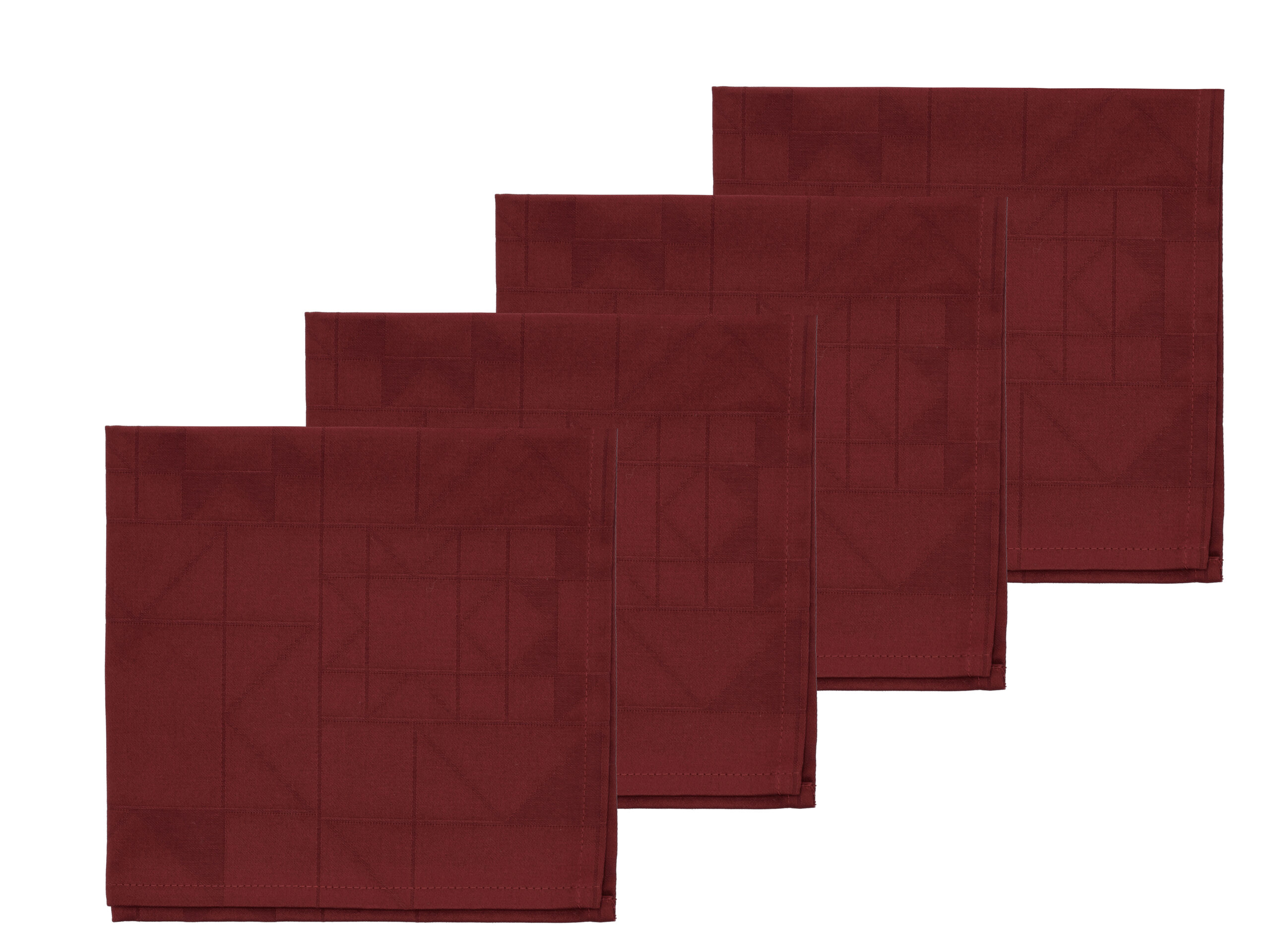 Stofservietter Star Red 4 stk Stofservietter Star Red 4 stk.