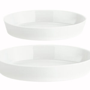 Fadsæt ovalt Serie Originale 2 dele 26/31 cm Hvid