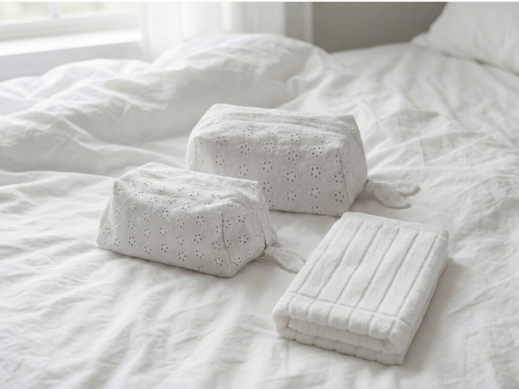 Kosmetikpung Weekend Stories Suite One White