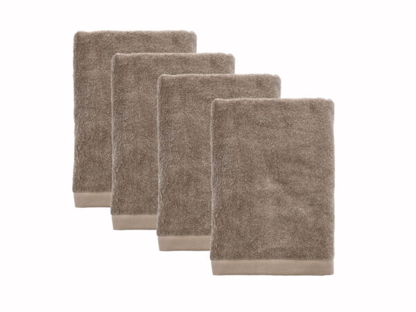 Södahl Comfort Organic Håndklæder 4 stk. 70x140 Taupe SAMPAK