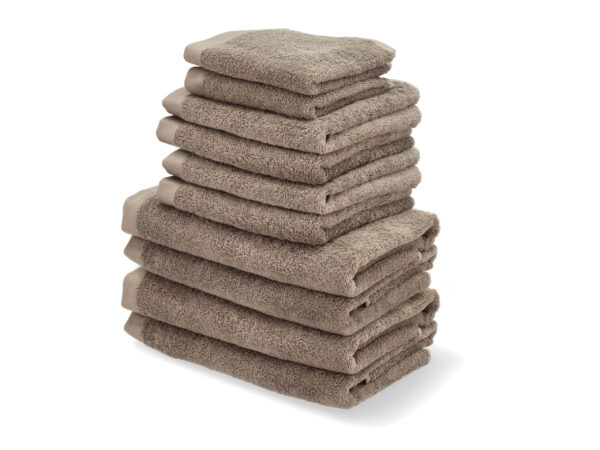 Södahl Comfort Organic Håndklæder 10 dele Taupe SAMPAK