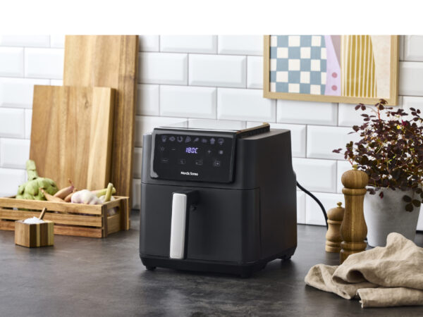 Airfryer 1500 watt 5 liter Sort