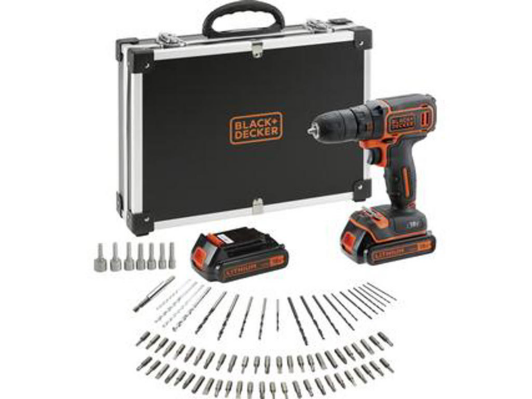 Stanley Black & Decker 18V BOREMASKINE 2X1,5AH 80 TILB. FL CASE